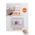 USB 2.0 QUMO 16GB NANO [QM16GUD-NANO-W] White