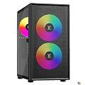 XASTRA Корпус A305M 3ARGB Black mATX/Mesh/ tempered glass / 2x140mm + 1x120mm ARGB PWM fans/ Door/  A305M-