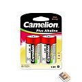 Camelion..LR20 Plus Alkaline BL-2 (LR20-BP2, батарейка,1.5В)  (2 шт. в уп-ке)