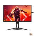 LCD AOC 27" AG275QXN черный/красный {VA 2560x1400 165Hz 1ms 16:9 матовая 400cd 178/178 HDMI DisplayPort HAS Pivot USB}