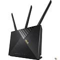 Роутер беспроводной ASUS 4G-AX56 2G, 3G, 4G, 300 Мбит/с, Wi-Fi 802.11, n, ac, ax, 5 ГГц, 2.4 ГГц, 4 LAN, SIM-слот, 3 внешние антенны, черный