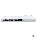 MikroTik CRS312-4C+8XG-RM Коммутатор Cloud Router Switch (L3) 8х 1G/2.5G/5G/10G RJ45,  4х 10G RJ45/SFP+ with RouterOS L5, 1U rackmount enclosure