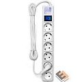 PowerCube Фильтр-удлинитель (SPG6-16-5M) 6 розеток, 5м,16А/3,5кВт, белый