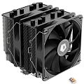 Cooler ID-Cooling SE-206-XT LGA20XX/1700/1200/115X/AM5/AM4 (8шт/кор, TDP 250W, PWM, черный, 6 тепл.трубок + медная база, 2 x FAN 120mm) RET