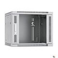 Cabeus SH-05F-9U60/45 Шкаф телекоммуникационный настенный 19" 9U 600x450x501mm (ШхГхВ) дверь стекло