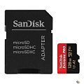 Micro SecureDigital 128GB SanDisk Extreme Pro microSD UHS I Card 128GB for 4K Video on Smartphones, Action Cams & Drones 200MB/s Read, 90MB/s Write, 