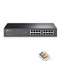 TP-Link TL-SG1016PE Коммутатор Easy Smart с 16 гигабитными портами (8 портов PoE+)