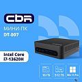 CBR MiniPC-DT007 (Intel i7 13620H /32Gb  DDR4/1 Tb SSD PCIe / W11Pro/ 2*USB3.2 Gen2 10Gbps + 2*USB3.2 Gen1 5Gbps +1*Type-C2.0, 3.5mm Combo Jack, 
