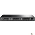 TP-Link SG3452 Управляемый коммутатор JetStream 2-го уровня с 48 гигабитными портами RJ45 и 4 портами SFP