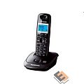 Panasonic KX-TG2521RUT (титан) {АОН, Caller ID,спикерфон,голосовой АОН,полифония,цифровой автоответчик}