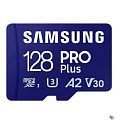 Micro SecureDigital 128GB Samsung Class 10 Pro Plus A2 V30 U3 (R/W 180/130 MB/s) + SD адаптер