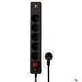 Гарнизон Сетевой фильтр для ИБП ECL-5-U2-B-1.8 5р, 10А, 2xUSB, 1.8м, ур.защиты 4, черный, пакет (22437)