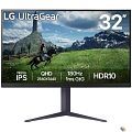 LCD LG 31.5" 32GS85Q-B UltraGear черный {IPS 2560x1440 180Hz 1ms 2xHDMI DisplayPort USB Pivot} [32gs85q-b.aruz]