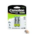 Camelion   AA- 600mAh Ni-Cd BL-2 (NC-AA600BP2, аккумулятор,1.2В)