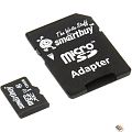 Micro SecureDigital 128Gb Smart buy SB128GBSDCL10-01 {Micro SDHC Class 10, UHS-1, SD adapter}