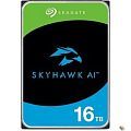 16TB Seagate SkyHawkAl (ST16000VE004) {SATA 6 Гбит/с, 7200 rpm, 256 mb buffer, для видеонаблюдения}