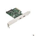 Exegate EX283715RUS Контроллер EXE-313 PCI-Ex4, 2*USB3.1 Type-C ext, разъем доп.питания (OEM)