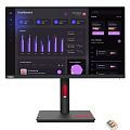 LCD Lenovo 23.8" ThinkVision T24i-30 черный {IPS 1920x1080 4ms 178/178 250cd 1000:1 Tilt Swivel Pivot} [63CFMATXEU]