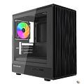 Powercase Корпус Mistral Micro C4B ARGB, Tempered Glass, 4x 120mm ARGB PWM Fan, чёрный, mATX  (CMMCB-A4)