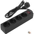 5bites Сетевой фильтр GARDA SP4B-518 4S / 3*0.75MM2 / 1.8M / BLACK