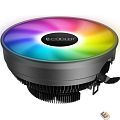 PCCooler E126M PRO Кулер S775/115X/AM2/2+/AM3/3+/AM4/FM1/FM2/2+ (TDP 92W, вент-р 120мм с PWM, FIXED COLOR FAN, 1000-180