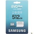 Micro SecureDigital 512Gb SDXC Samsung Evo Plus class10 UHS-I U3 (MB-MC512SA