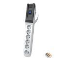 ZIS Сетевой фильтр Pilot - Pro USB {5 с заземлением +1 в формате GP, USB 3A, с разъёмами type A, C} 5м [арт.183]
