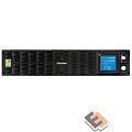 ИБП CyberPower PR3000ELCDRT2U {Line-Interactive, 3000VA/2700W USB/RS-232/Dry/EPO/SNMPslot/RJ11/45/ВБМ (9 С13, 1 C19) 12