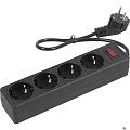 5bites Сетевой фильтр GARDA SP4B-505U 4S / 3*0.75MM2 / 0.5M / BLACK