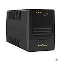Exegate EX299753RUS ИБП ExeGate Power NB-600.LED.AVR.2SH (600VA/360W, LED, AVR, 2*EU/Тип F(Schuko), батаре