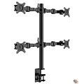 ONKRON D421E чёрный {Для экранов с диагональю 13"-32" каждый Максимальная нагрузка: 32кг (4х8кг) VESA: 75x75, 100х100мм