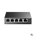TP-Link TL-SF1005LP Настольный коммутатор с 5 портами 10/100 Мбит/с (4 порта PoE+)