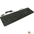 Клавиатура Oklick 420MRL черный USB slim Multimedia LED [1091226]