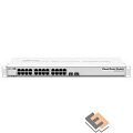 MikroTik CSS326-24G-2S+RM Коммутатор L2 24х Gigabit RJ45, 2х SFP+