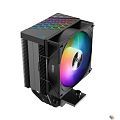 PCCooler R400 ARGB BK S115X/1200/1700/AM4/AM5 (TDP 180W, 90mm ARGB Fan, 4 тепловые трубки 6мм, 650-2200RPM, 28,3dBa)