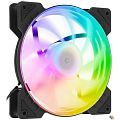 Powercase Вентилятор (M6-14-LED) 5 color LED 140 x 140 х 25 мм (100шт./кор, Molex, 900±10% об/мин) Bulk     M6-14-LED