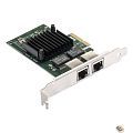 Exegate EX292506RUS Сетевой адаптер ExeGate EXE-I350-T2V2 (PCI-E x4 v2.1, порты 2xRJ45 (медные), 10/100/1