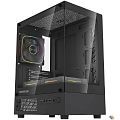 Powercase Корпус Vision Micro M1 ARGB, Tempered Glass, 3x 120mm ARGB fans, чёрный, mATX  (CVMM1B-A3)