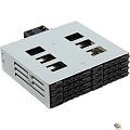 Procase L2-108-SATA3-BK {Корзина L2-108SATA3 8 SATA3/SAS, черный, с замком, hotswap mobie rack module for 2,5" slim