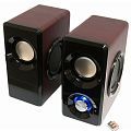 Dialog Stride AST-25UP CHERRY - акустические колонки 2.0, 6W RMS, вишневые, питание от USB