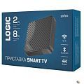 Perfeo SMART TV BOX приставка "LOGIC 2/8",Allwinner H313,Android 10, 2Gb/8Gb,Пульт Bluetooth