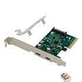 ORIENT AM-U3142PE-2С, Контроллер PCI-Ex4 v3.0, USB 3.2 Gen2, скорость до 10 Гбит/с, 2-port ext Type-C, ASM3142 chipse