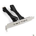 Exegate EX298297RUS Планка портов в корпус 2xType-C SuperSpeed+ ExeGate BrctUSB32E-2C (USB3.2 Gen2 2xType-E 20Pin Male