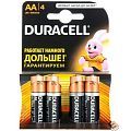 DURACELL LR6-4BL BASIC (48/192/18816) (4 шт в уп-ке)