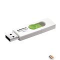 A-DATA Flash Drive 128GB  UV320, USB 3.2, белый/зеленый