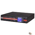 PowerCom Macan MRT-1500SE ИБП {Online, 1500VA / 1500W, Rack/Tower, IEC, LCD, Serial+USB, SNMPslot, подкл. доп. бат