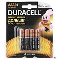 DURACELL LR03-4BL BASIC CN (48/192/29184) (AAA MN2400)(B0014046) (4 шт в уп-ке)