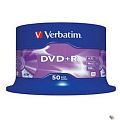 Verbatim  Диски DVD+R  4.7Gb 16-х , 50 шт, Cake Box (43550)