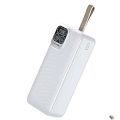 Perfeo Powerbank Atomic Age 30000 mAh/LED дисплей/PD + QC 3.0/Type-C/2 USB/Выход: 5A, max 22.5WWhite (PF_E1477)