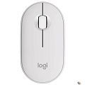 910-007013 Мышь  Logitech Wireless Mouse Pebble 2 M350S TONAL WHITE
